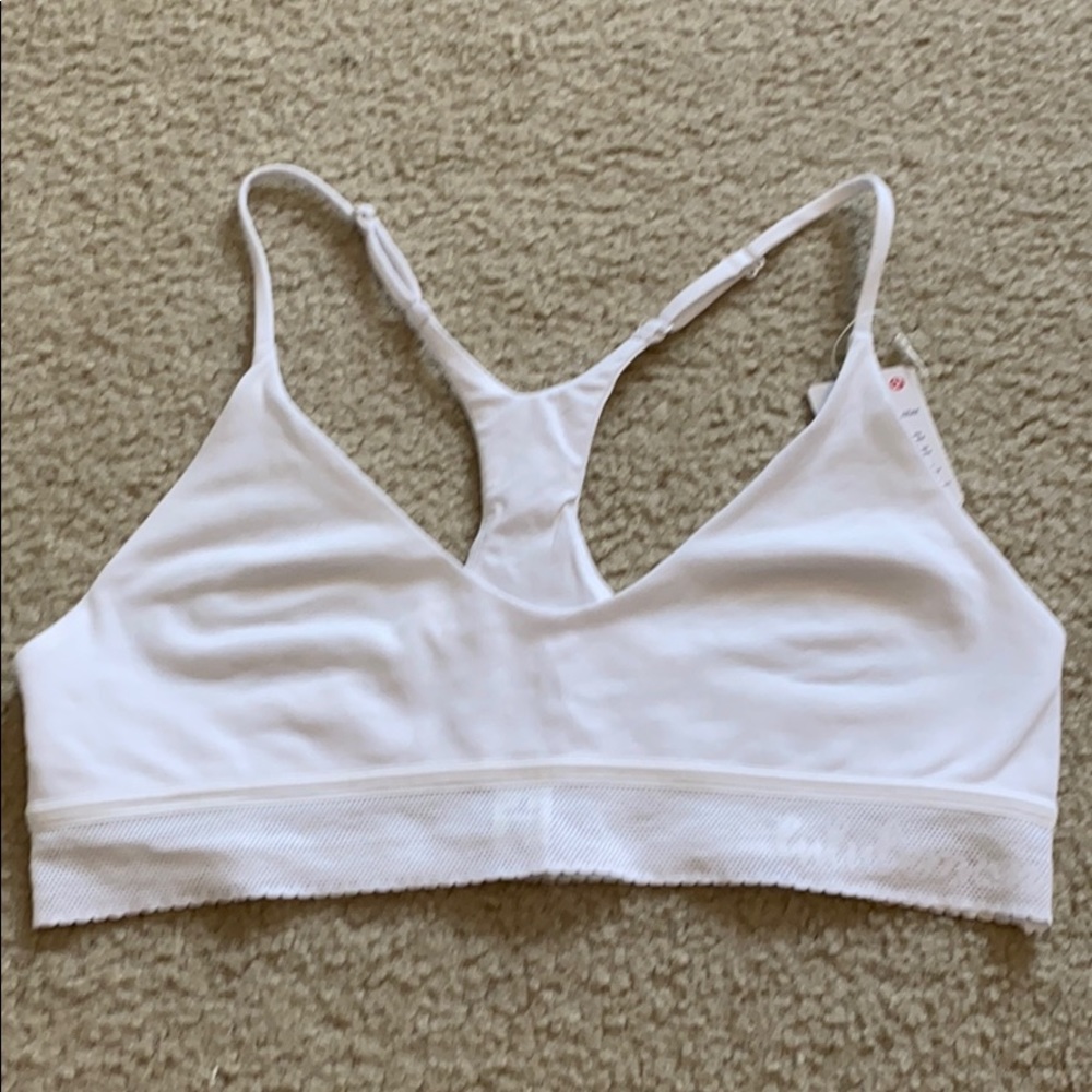 White lululemon bralette